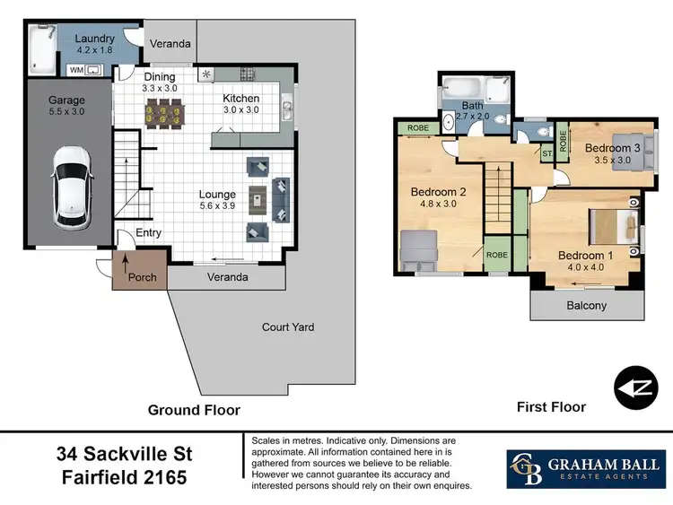 Floorplan of Homely house listing, 34 Sackville Street, Fairfield NSW 2165