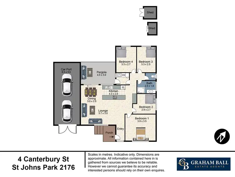 Floorplan of Homely house listing, 4 Canterbury Road, St Johns Park NSW 2176