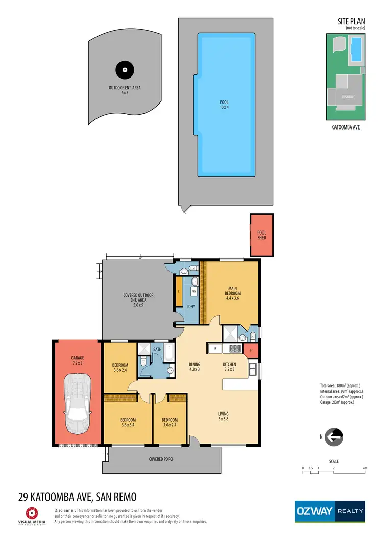 Floorplan of Homely house listing, 29 Katoomba Avenue, San Remo NSW 2262