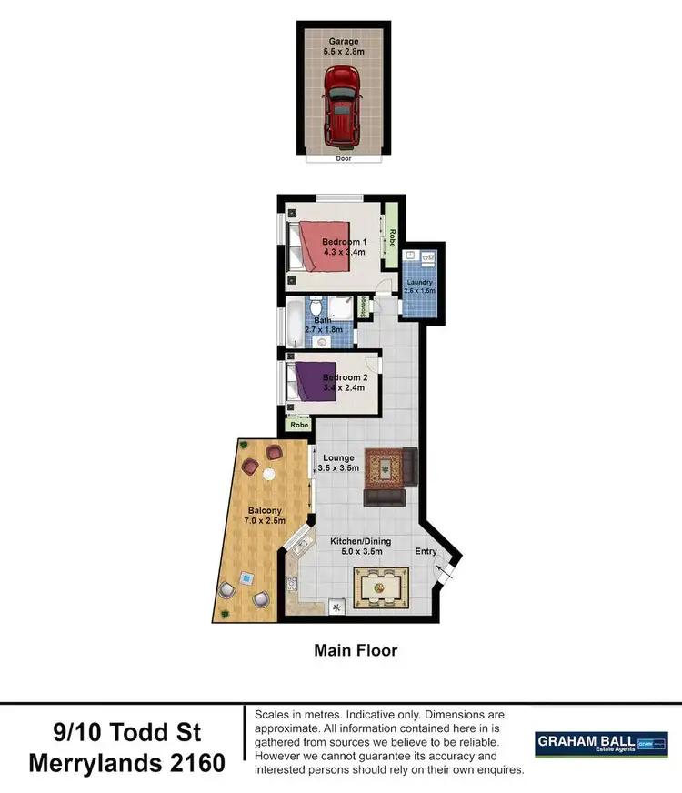 Floorplan of Homely apartment listing, 9/10-10a Todd Street, Merrylands West NSW 2160
