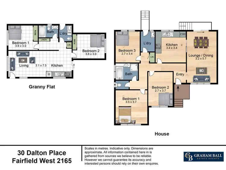 Floorplan of Homely house listing, 30 Dalton Place, Fairfield West NSW 2165