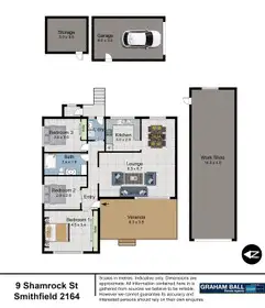 Floorplan of Homely house listing, 9 Shamrock Street, Smithfield NSW 2164
