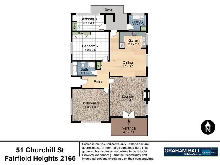 Floorplan of Homely house listing, 51 Churchill Street, Fairfield Heights NSW 2165