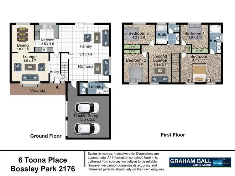 Floorplan of Homely house listing, 6 Toona Place, Bossley Park NSW 2176