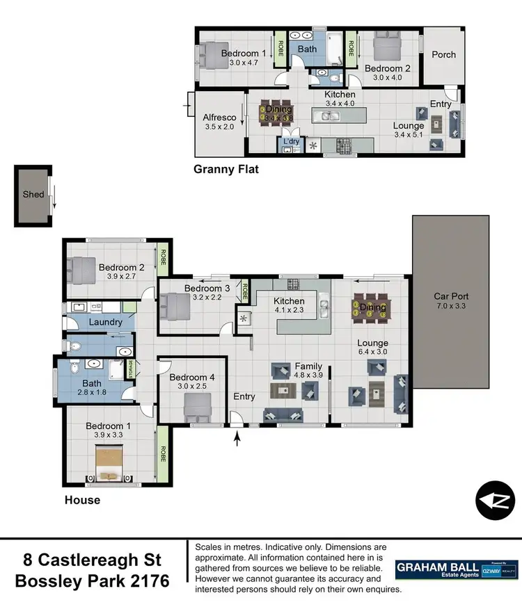 Floorplan of Homely house listing, 8 Castlereagh Street, Bossley Park NSW 2176