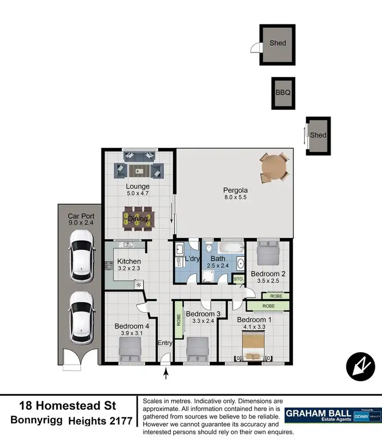 Floorplan of Homely house listing, 18 Homestead Road, Bonnyrigg Heights NSW 2177
