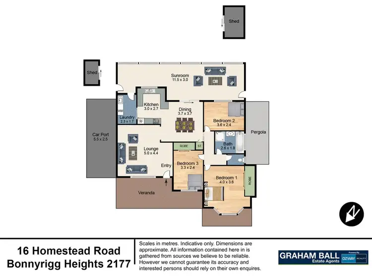 Floorplan of Homely house listing, 16 Homestead Road, Bonnyrigg Heights NSW 2177