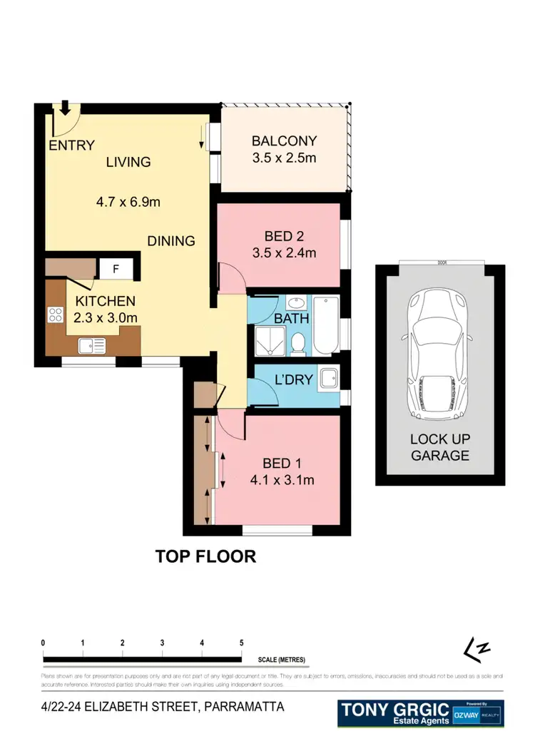 Floorplan of Homely apartment listing, 4/22-24 Elizabeth Street, Parramatta NSW 2150