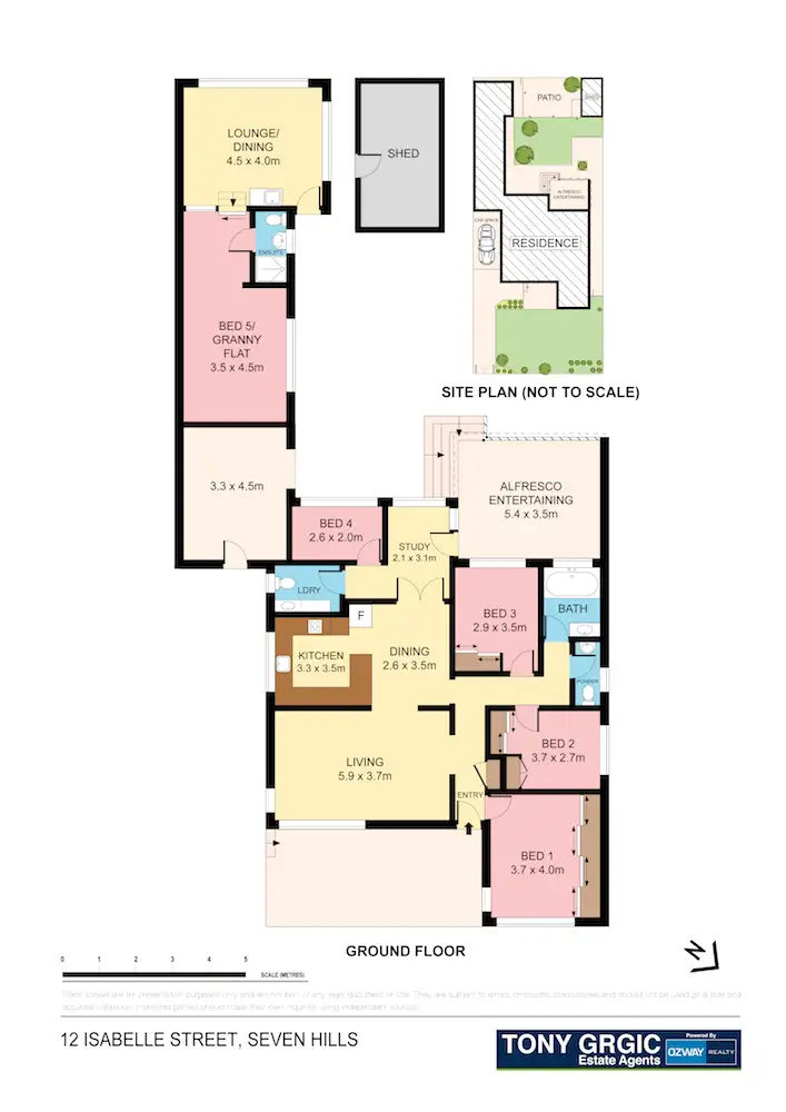 Floorplan of Homely house listing, 12 Isabelle Street, Seven Hills NSW 2147