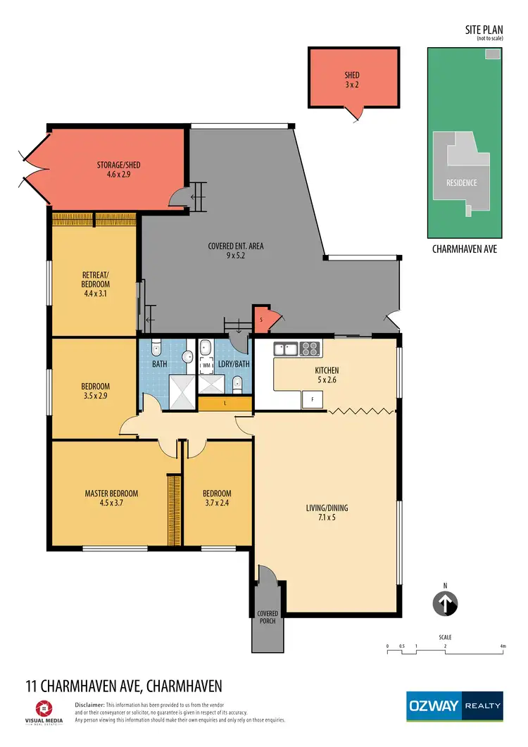 Floorplan of Homely house listing, 11 Charmhaven Avenue, Charmhaven NSW 2263