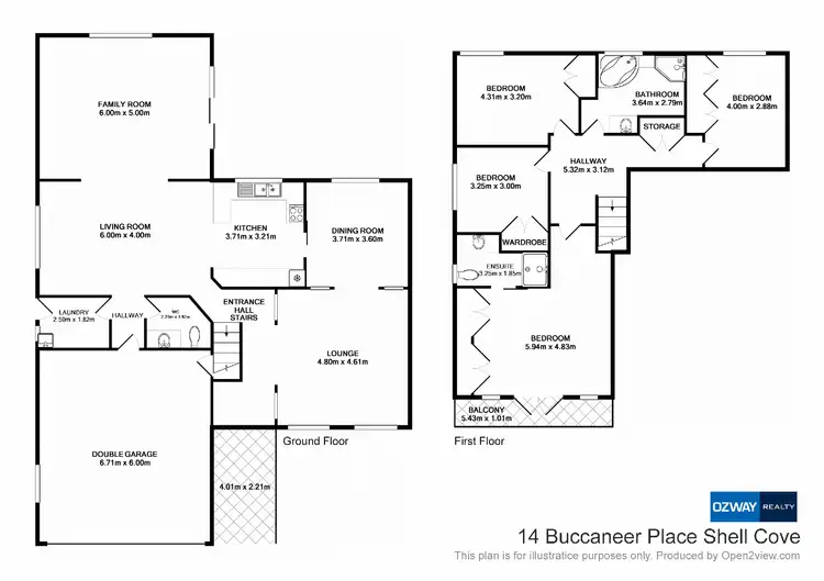 Floorplan of Homely house listing, 14 Buccaneer Place, Shell Cove NSW 2529