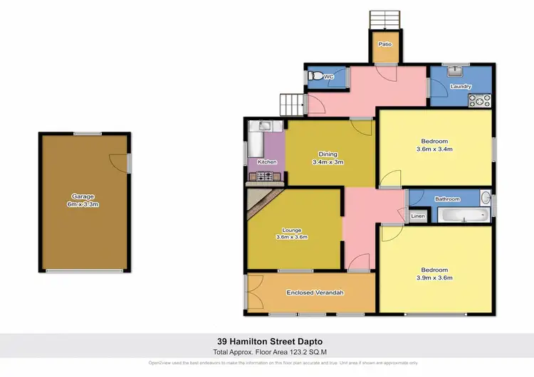 Floorplan of Homely house listing, 39 Hamilton Street, Dapto NSW 2530