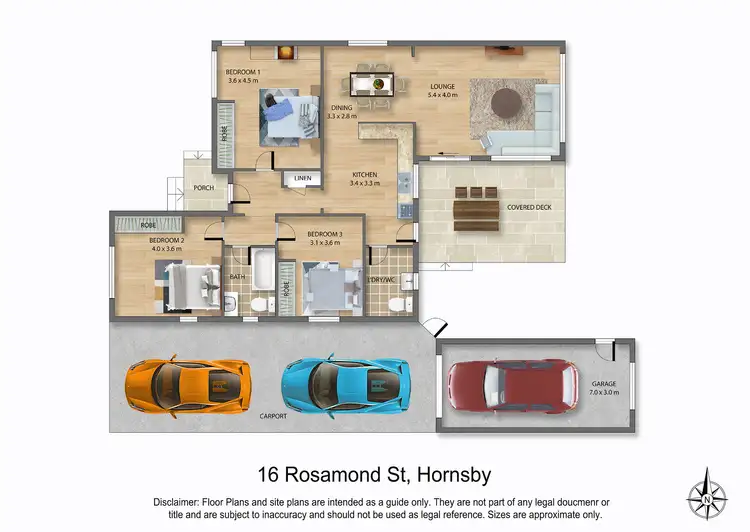 Floorplan of Homely house listing, 16 Rosamond Street, Hornsby NSW 2077