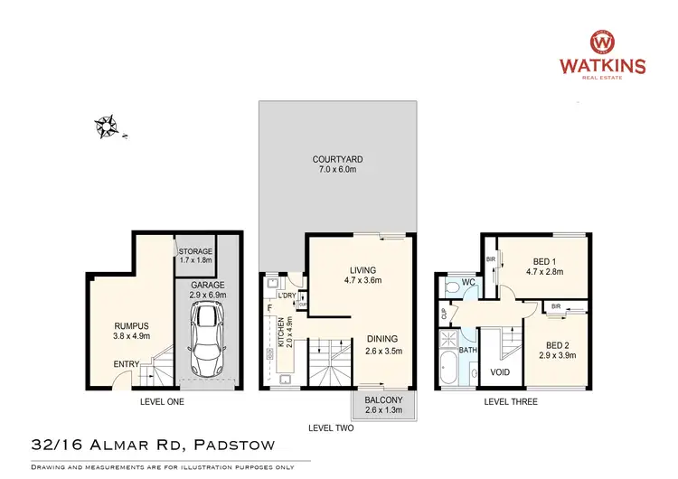 Floorplan of Homely townhouse listing, 32/16 Alma Road, Padstow NSW 2211