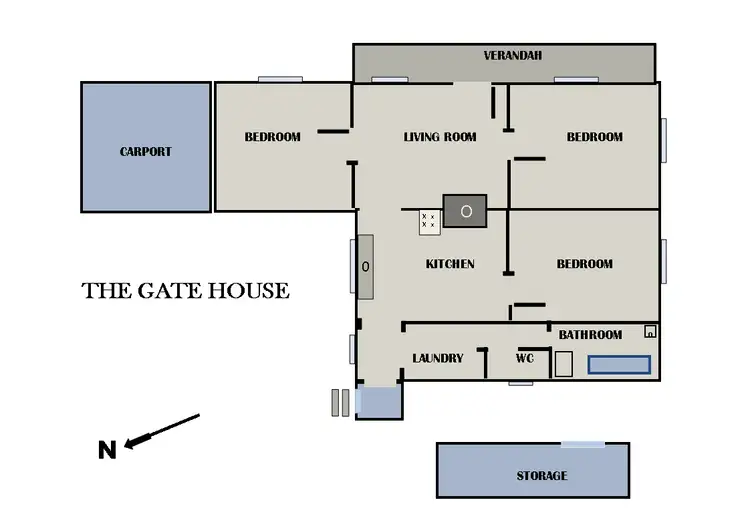 Floorplan of Homely house listing, 1a East Street, Uralla NSW 2358