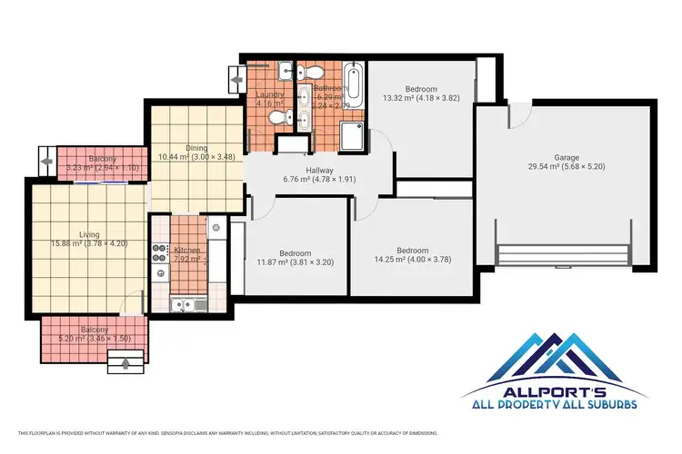 Floorplan of Homely villa listing, 3/203 Rodd Street, Sefton NSW 2162