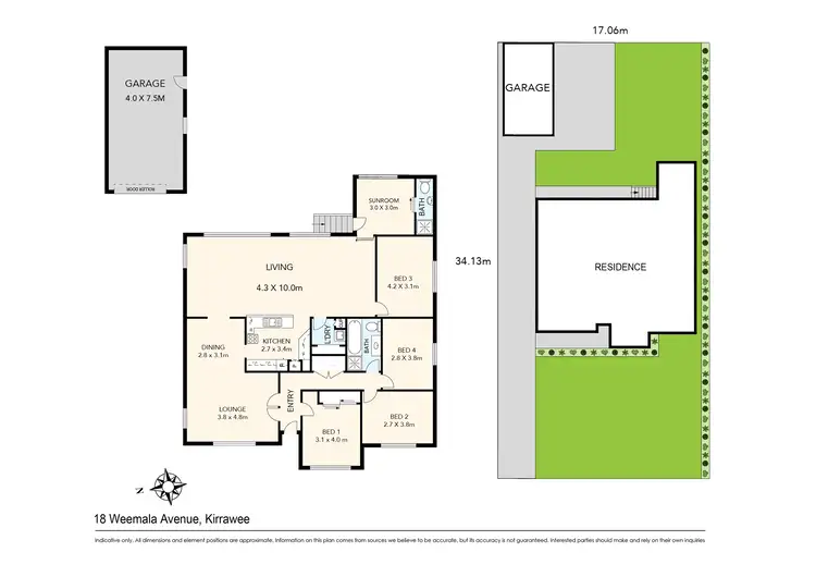 Floorplan of Homely house listing, 18 Weemala Avenue, Kirrawee NSW 2232