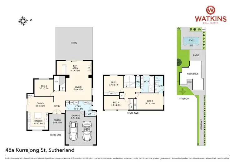Floorplan of Homely house listing, 45a Kurrajong Street, Sutherland NSW 2232