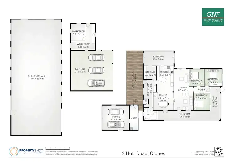 Floorplan of Homely rural property listing, Lot 2 Hull Road, Clunes NSW 2480