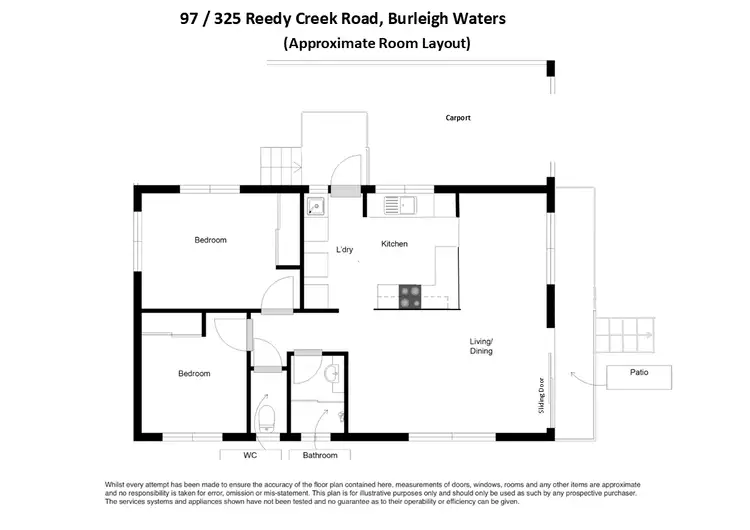 Floorplan of Homely house listing, 97/325 Reedy Creek Road, Burleigh Waters QLD 4220