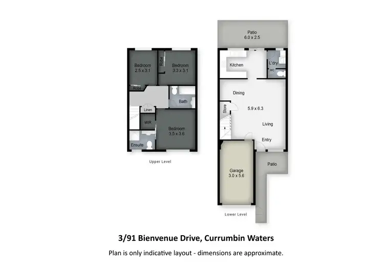 Floorplan of Homely townhouse listing, 3/91 Bienvenue Drive, Currumbin Waters QLD 4223