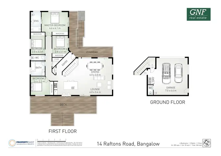 Floorplan of Homely house listing, 14 Raftons Road, Bangalow NSW 2479