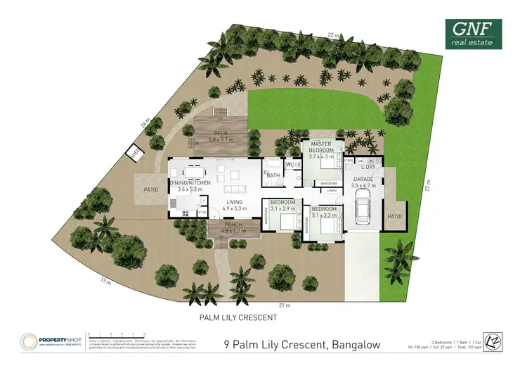 Floorplan of Homely house listing, 9 Palm-Lily, Bangalow NSW 2479
