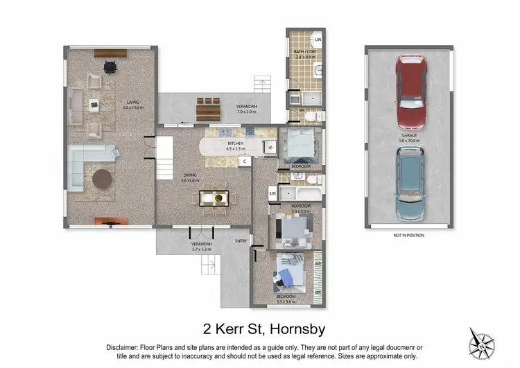 Floorplan of Homely house listing, 2 Kerr Street, Hornsby NSW 2077