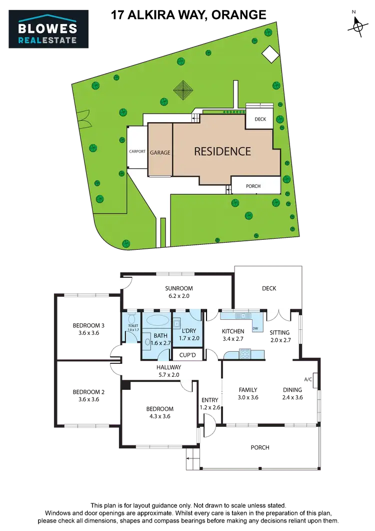 Floorplan of Homely house listing, 17 Alkira Way, Orange NSW 2800