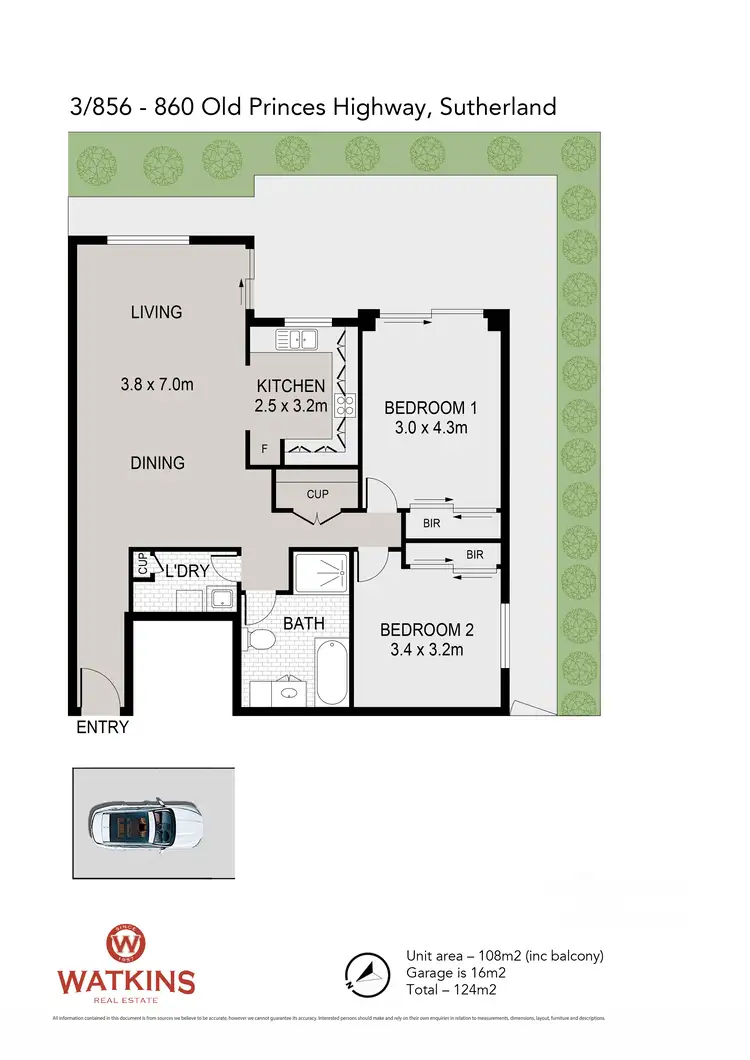 Floorplan of Homely apartment listing, 3/856-860 Old Princes Highway, Sutherland NSW 2232