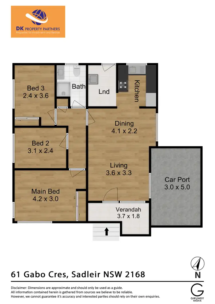 Floorplan of Homely house listing, 61 Gabo Street, sadleir NSW 2168