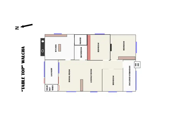 Floorplan of Homely rural property listing, 850 Table Top Road, Walcha NSW 2354