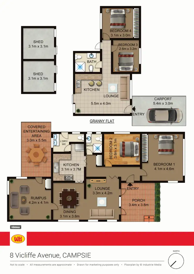 Floorplan of Homely house listing, 8 Vicliffe Ave, Campsie NSW 2194