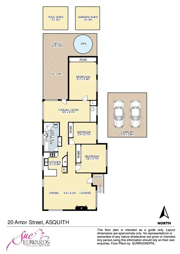 Floorplan of Homely house listing, 20 Amor St, Asquith NSW 2077