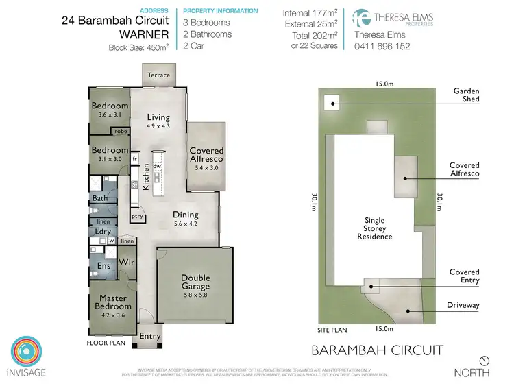 Floorplan of Homely house listing, 24 Barambah Cct, Warner QLD 4500