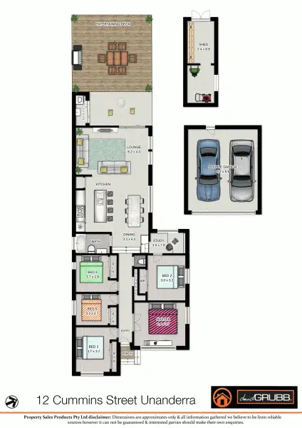 Floorplan of Homely house listing, 12 Cummins St, Unanderra NSW 2526