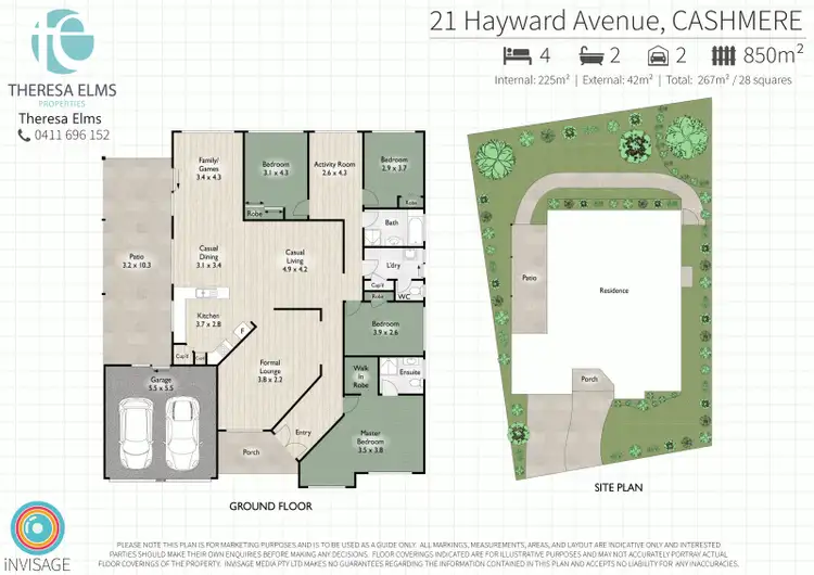 Floorplan of Homely house listing, 21 Hayward Ave, Cashmere QLD 4500