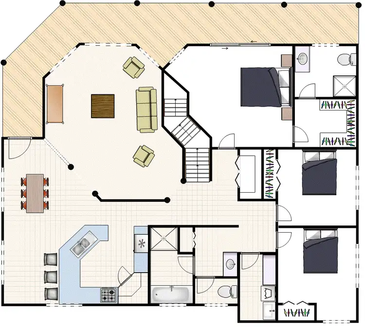 Floorplan of Homely house listing, 15 Palmvale Dr, Goonellabah NSW 2480