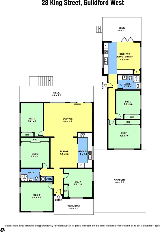Floorplan of Homely house listing, 28 King St, Guildford NSW 2161