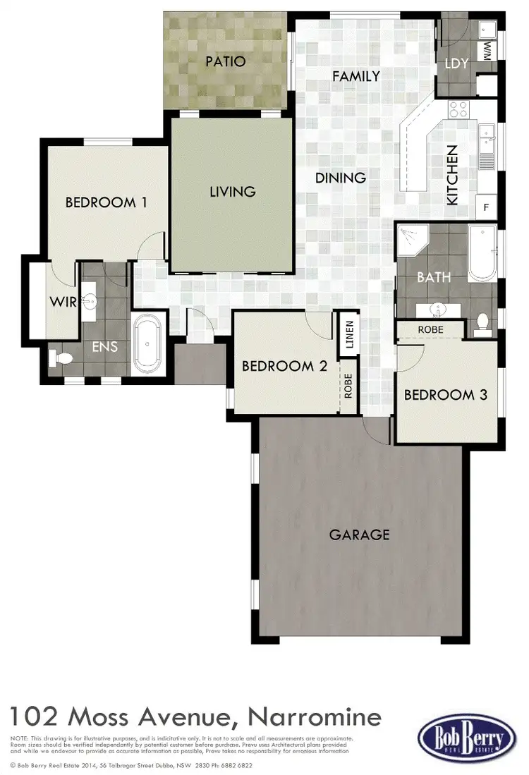Floorplan of Homely house listing, 102 Moss Ave, Narromine NSW 2821