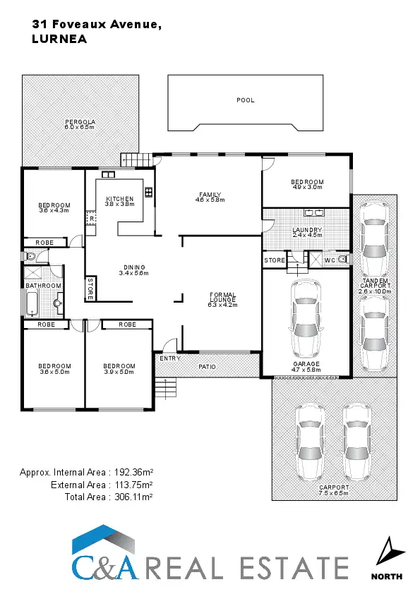 Floorplan of Homely house listing, 31 Foveaux Ave, Casula NSW 2170
