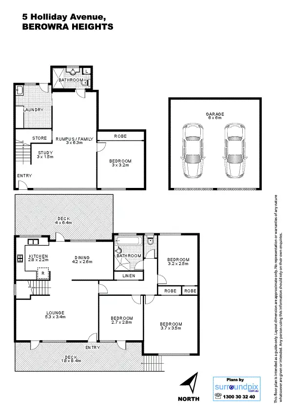 Floorplan of Homely house listing, 5 Holliday Ave, Berowra Heights NSW 2082