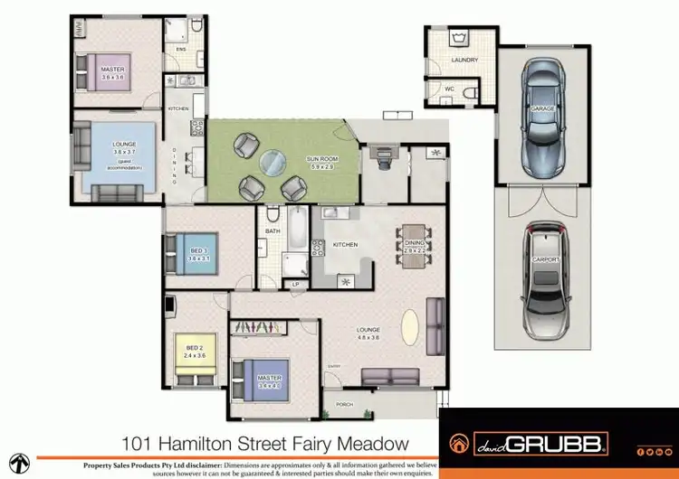 Floorplan of Homely house listing, 101 Hamilton St, Fairy Meadow NSW 2519