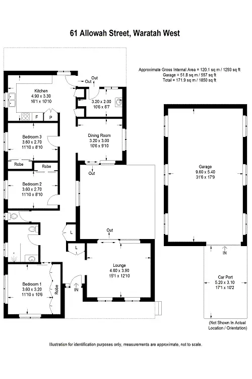 Floorplan of Homely house listing, 61 Allowah St, Waratah West NSW 2298