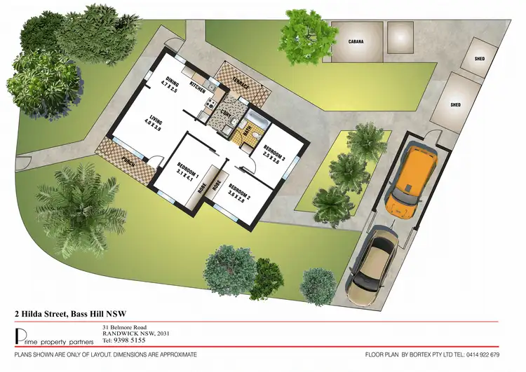 Floorplan of Homely house listing, 2 Hilda St, Bass Hill NSW 2197
