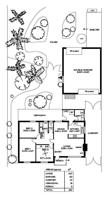 Floorplan of Homely house listing, 8 Jaffrey St, Blair Athol SA 5084