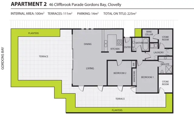 Floorplan of Homely apartment listing, 2/46 Cliffbrook Pde, Clovelly NSW 2031