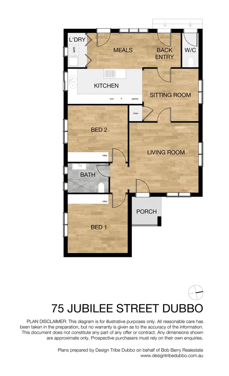 Floorplan of Homely house listing, 75 Jubilee St, Dubbo NSW 2830