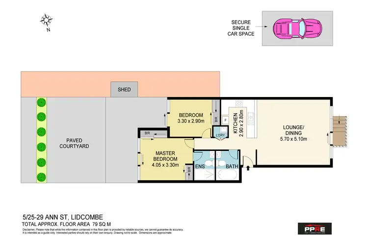 Floorplan of Homely apartment listing, 5/25-29 Ann St, Lidcombe NSW 2141