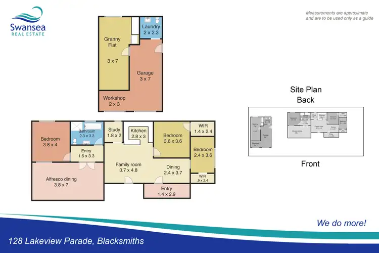 Floorplan of Homely house listing, 128 Lakeview Pde, Blacksmiths NSW 2281